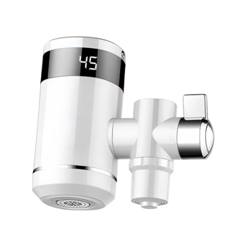 SJ-04-34 Abs Pemegang Tunggal Paparan suhu LED Paip Air yang Cekap Pemasangan percuma Pemanasan elektrik segera Paip air